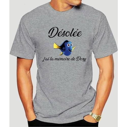 Men Funny T Shirt Fashion tshirt Desolee Jai La Memoire De Dory Women t-shirt-1453D