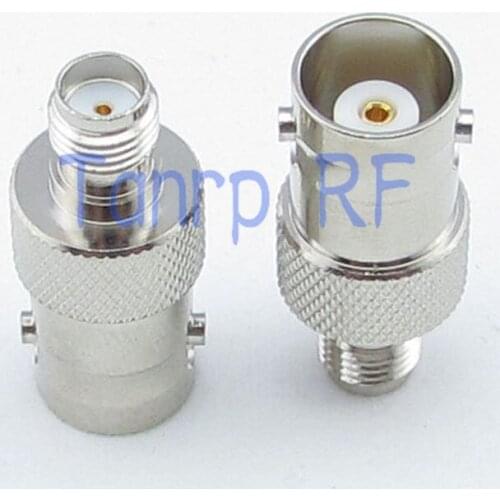 Wholesale BNC female jack to SMA female jack straight RF coaxial connector adapter cable