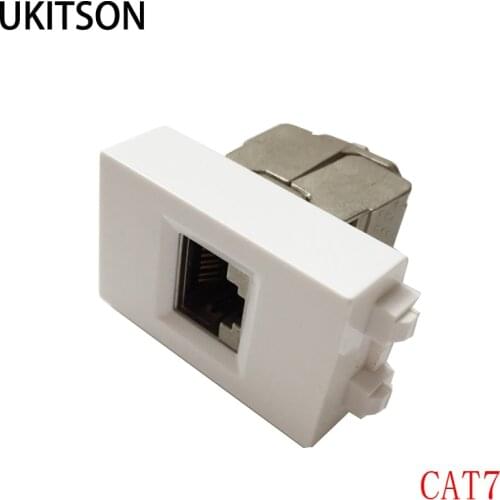 New RJ45 CAT 7 Socket Module 36x23mm Insert CAT7 Plug LAN Slot