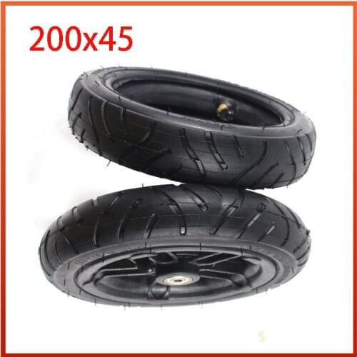 Size 200*45 tyre Electric scooter refitting parts 8 inch 200x45 pneumatic inner and outer tyres 8x1/4 inch inner and outer tyres