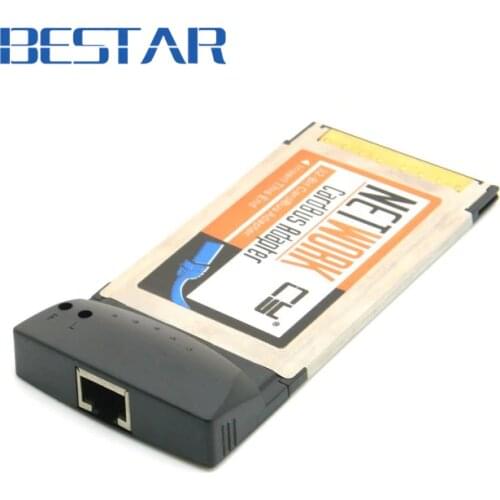 Network Ethernet RJ45 PCMCIA Cardbus 54 mm Laptop/Notebook Expansion Card Adapter 100Mbps 54mm