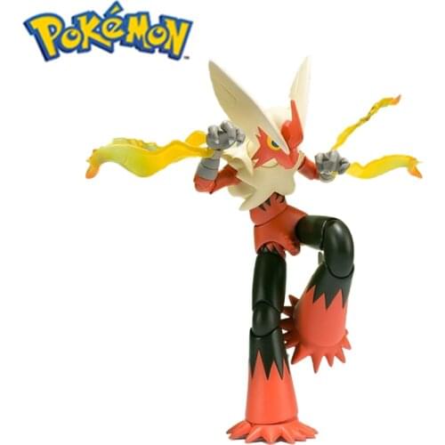 SHF Pokemon Anime MEGA Evolution Blaziken Blastoise Gengar Mewtwo Scene Model PVC Decoration Toy Collection Decoration Kids Gift