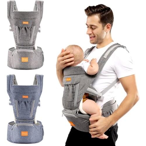Baby Carrier Infant Hipseat Sling Front Facing Baby Wrap Carrier 3 in 1 Baby Carrier Hip Seat