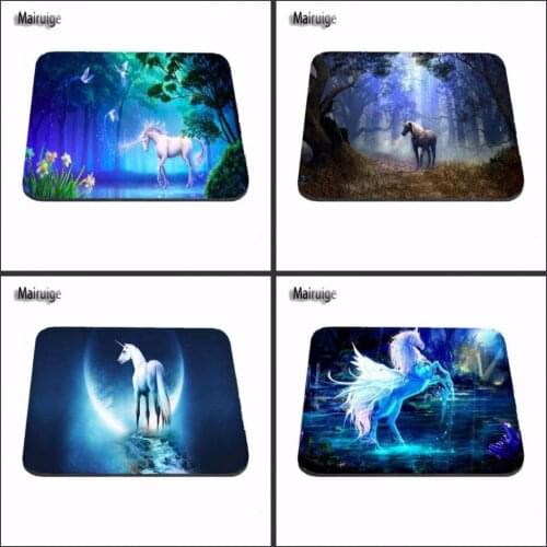 Mairuige Funny High Quality Anti-Slip Fantasy Unicorns New Fashion Mouse Pad for Laptop Computer Tablet PC Decorate your desk