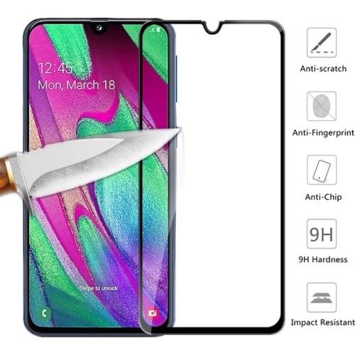Full Cover Tempered Glass For Samsung Galaxy A20 E A40 M40 M30 M20 M10 Full Cover Screen Protector A20e A 20e 40 M 40 30 20 10