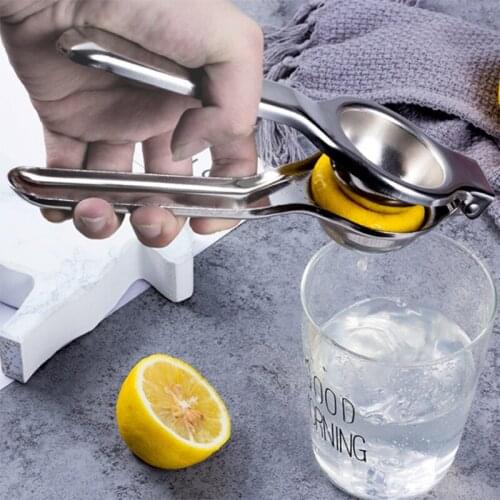 ZLCA Stainless Steel Citrus Fruits Squeezer Hand Manual Lemon Juicer Orange Queezer Kitchen Tools Citrus Juice Fruit Pressing
