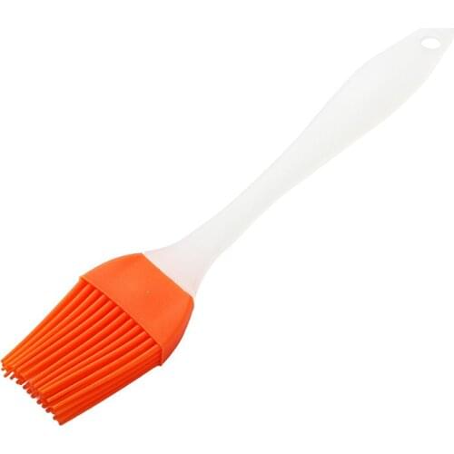 1PC Silicone Brush High Temperature Baking Barbecue PP Handle BBQ Tool Easily Cleaned