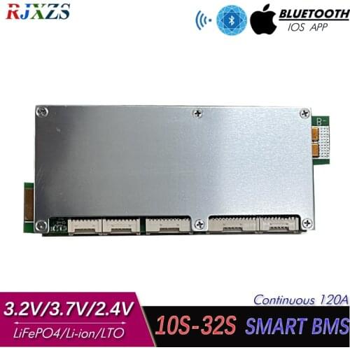 25S 50A/80A/100A/120A smart board LTO BMS/PCM/PCB battery protection board for 25 Pack 18650 LTO Battery Cell (ANT BMS)