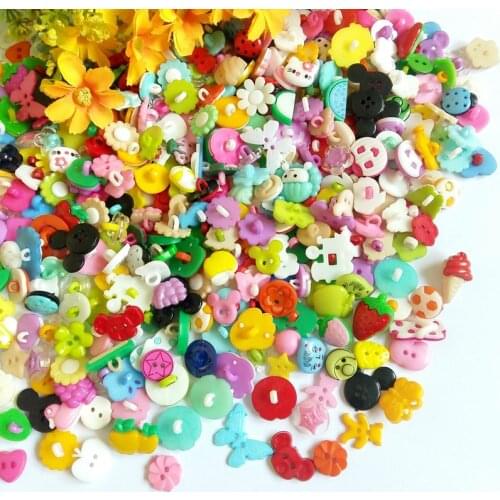 100pcs/lot Assorted Buttons mixed Multicolor craft buttons Buttons plastic Scrapbooking Accessories sewing/scrapbook/craft