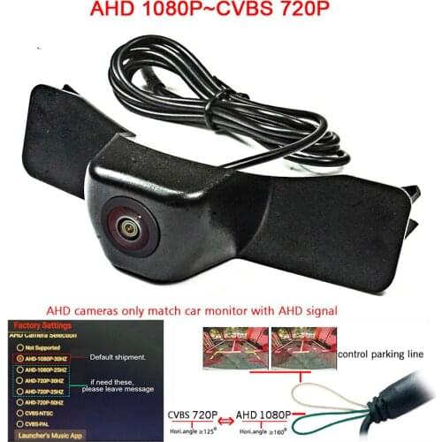 180deg CCD HD Car Front view camera for Benz GLC GLB 2020 year AHD CVBS signal parking camera night vision waterproof