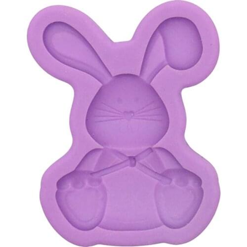 2pcs Easter Rabbit Shape Silicone Cake Mold Chocolate Mousse Dessert Fondant Mold Pastry Kitchen Baking Tools