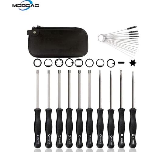 26 Pcs Carburetor Adjustment Tool Kit with Cleaning Tools Carburetor Tune up Adjusting Tools for Common 2 Cycle Engine