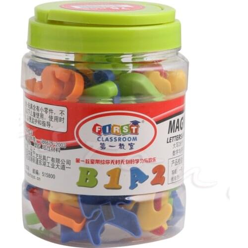 78Pcs Magnetic Letters Numbers Alphabet Capital & Lower Case Learning Toy New