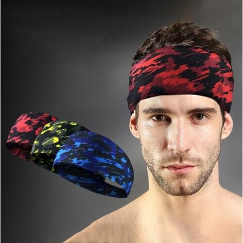 Cycling Sweat Headband Men Head Sweat Bands Sport Sweatband Hair Bands Yoga