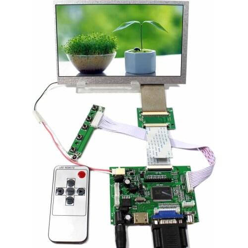 H DMI+VGA+2AV LCD Controller Board With 7inch HSD070IDW1-A 800X480 LCD Screen