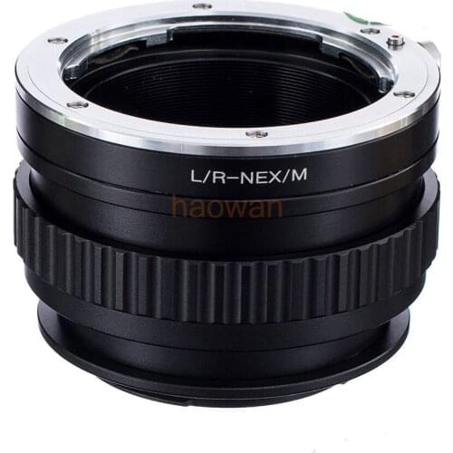LR-NEX Macro Focusing Helicoid Adapter ring for leica R L/R lens to sony NEX-3/C3/5N/6/7 A7 A7r A7R4 A7s A6000 A6500 camera