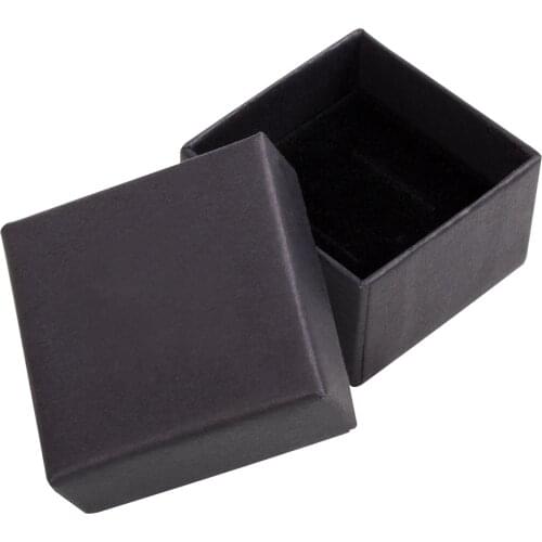 LIEBE ENGEL Fashion Jewery Organizer Box Black Rings Earrings Storage Box Small Gift Box For Rings Earrings