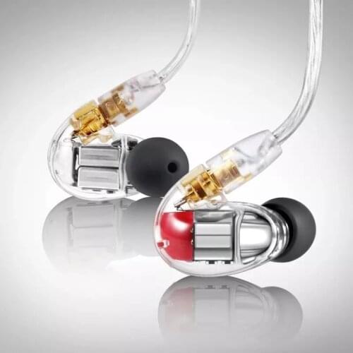New se846 HIFI DIY Custom Made 6BA Ear Earphone Around Ear Earphone With MMCX Plated Earphone as se846 se315 se215