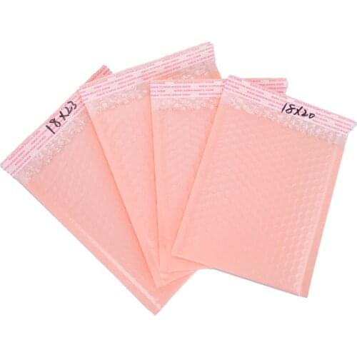 NEW 10pcs Bubble Pink Envelope Foam Foil Shipping Self-Seal Mailing Bag Bubble