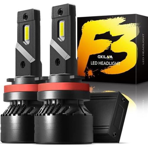 OXILAM F3 2PCS H8 H11Led 16000Lm HB3 HB4 Car Bulbs CANBUS NO ERROR For LEXUS RX300 RX330 NX IS250 ES350 LS400 IS200 570