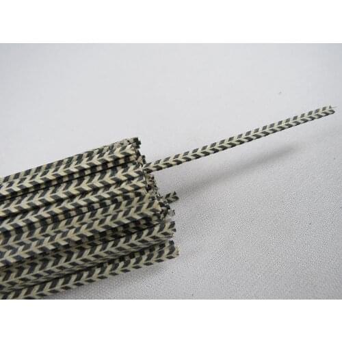 100STRIP LUTHIER FIGURED PURFLING C-87,Measure2.5mm x 1.0mm thick and 640mm long