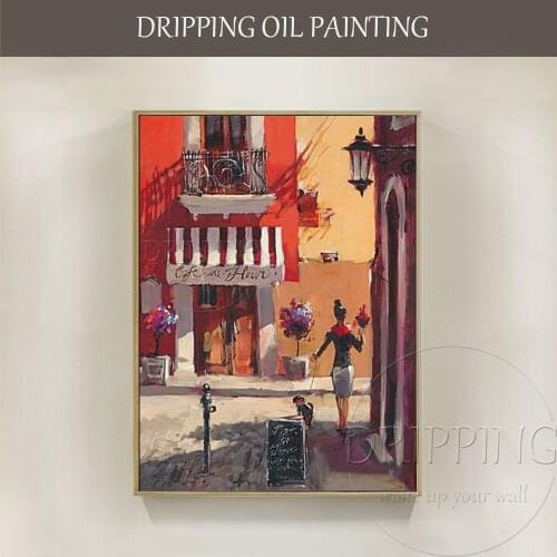 Hand-painted High Quality The Good Life by Brent Heighton Oil Painting Reproduce Impressionist Europe Landscape Oil Painting