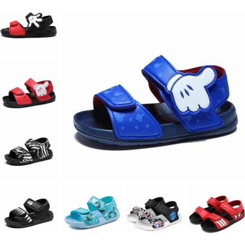 Baby Boys Girls Sandals Summer Non-slip Beach Shoes Captain America Baby Sandal Kids Shoes Waterproof Student Breathable Sandals