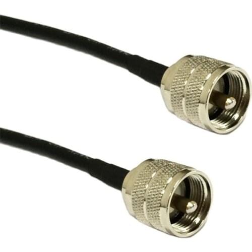 UHF male PL259 switch UHF male PL259 RF pigtail cable RG58 50cm/100cm for wireless router wholesale NEW