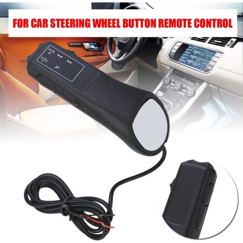 1pc Car Auto Steering Wheel Stalk Button Volume Radio DVD GPS Remote Control For Car Electronics Parts