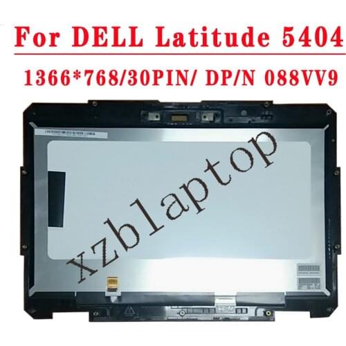 14.0''1366*768 30PIN EDP LCD For DELL Latitude 14 Rugged 5404 LCD Screen Assembly DP/N 88VV9 088VV9 P/N 70NJ1G1C0100