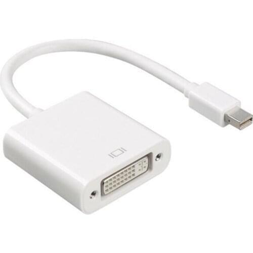 200pcs/lot Mini DP DisplayPort to DVI Display Port Cable Adapter for MacBook Pro Male to Female Mini DP to DVI Converter