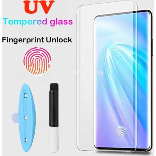 9D Nano Liquid UV Glue Tempered Glass Screen Protector For VIVO NEX 3 Full Coverage UV Glass 9H Protective Film For VIVO NEX 3