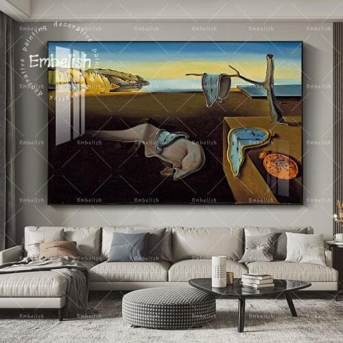 Embelish Salvador Dali Surrealism Abstract Oil Painting Canvas Art Wall Posters Photos Art Prints For Living Room Home Décor