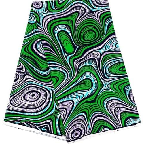 African Printed Fabrics By The Meter 100%Cotton Nigerian Ankara Dress Material Fabric For Sewing Veritable High Quality SP 1520