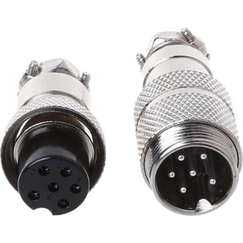 Gx16 Butting Aviation Male Connector Female Plug 2/3/4/5/6/7/8 Pin E7CB
