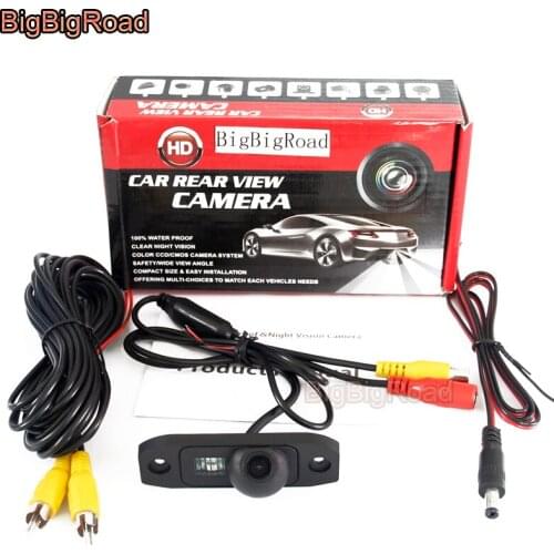 BigBigRoad For Volvo V70 XC70 XC 70 V40 C70 S40 S60 S80 V60 S80L S60L S40L Car Rear View Reverse Backup CCD Camera Night Vision