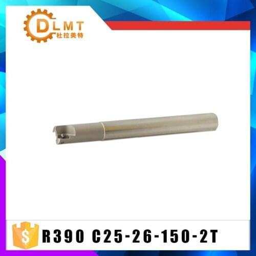 R390 C25 26 150 2T Mill Cutter Holder Indexable Face End Mill Arbor End Milling CNC Lathe Cutting Tool