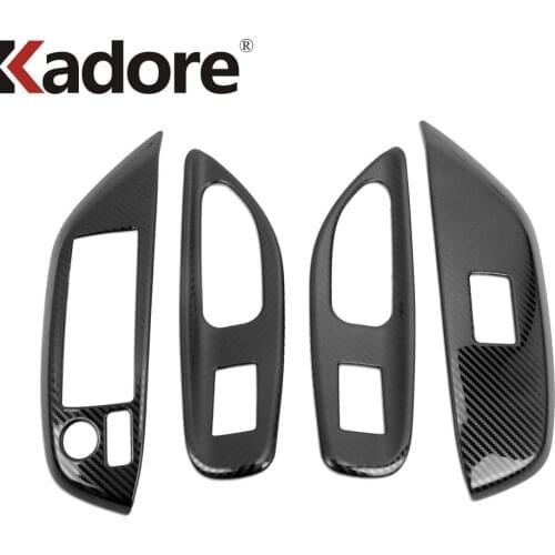 For Toyota Yaris G Design Hatchback 2020 2021 Stainless Steel Car Interior Window Lift Switch Button Cover Trim Accessories