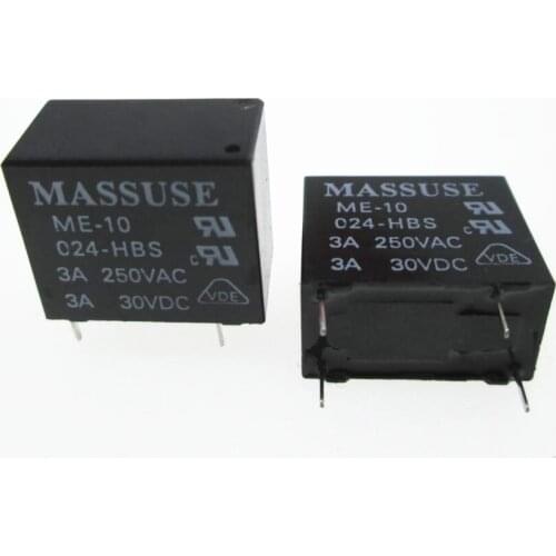 HOT NEW 24V relay ME-10 024-HBS ME-10-024-HBS 24V 24VDC 3A 250VAC 4PIN