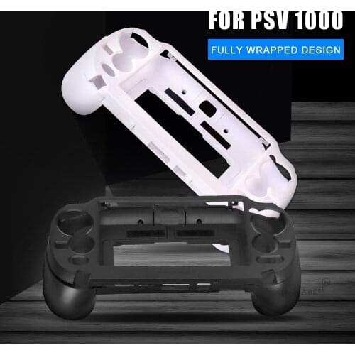 Matte Hand Grip Handle Joypad Stand Case Shell Protect with L2 R2 Trigger Button For PSV1000 PSV 1000 PS VITA 1000 Game Console