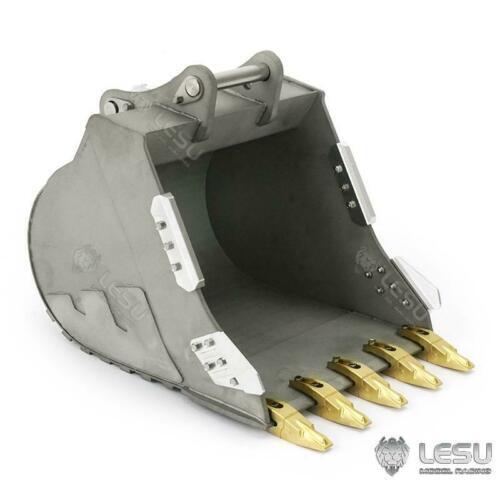 Metal Original Bucket for LESU 1/14 Komatsu AC360 RC Hydraulic Excavator Model TH17912-SMT3