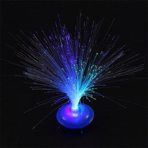 Night Light Lamp LED Fiber Optic Novelty Nightlight Color Changing Lamps Lighting For Chrismas Party Bar Decor Party Bar Decor