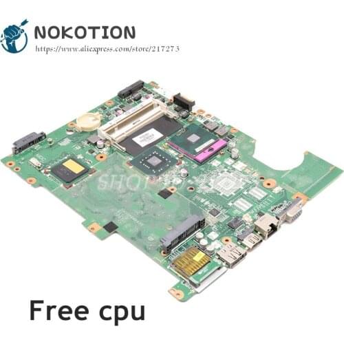 NOKOTION 578703-001 DA00P6MB6D0 Laptop Motherboard for HP Compaq G71 CQ71 MAIN BOARD GL40 DDR2 free cpu