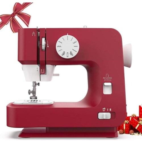 Portable Sewing Machine Mini Household Electric Backlight Manual Presser Feet Multi-Function