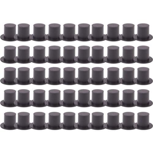 50pcs/100pcs Handcraft Mini Clown Hat Decoration Cute Christmas Decorative Cap Plastic Top Hat DIY Material