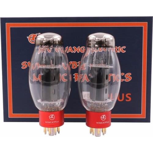 2PCS 6CA7 VACUUM TUBE Shuguang WE6CA7 Plus Electronic VALVE Tube for Vintage Audio Amplifier HiFi DIY Matched & Tested