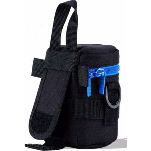 High Quality Black Waterproof Padded Protector Camera Lens Bag Portable Storage Bag Case Pouch For Nikon Canon Sony Lenses