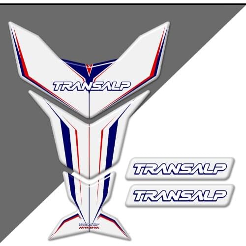 Motorcycle Protection Decal Gas Cap Emblem Badge Logo Fairing Fender For HONDA TRANSALP TANK Pad Protector Stickers