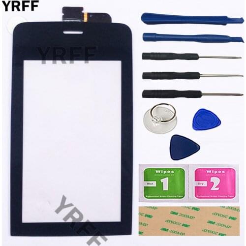 3.0" Mobile Touch Screen Glass For Nokia Asha 308 309 310 3080 3090 Touch Screen Digitizer Sensor Outer Glass Panel Tools Gift