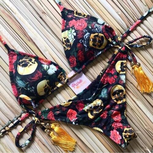 2020 Leopard Brazilian Bikini Set Push Up Bathing Suit Female Summer Swimwear Women Swimsuit Sexy Beach Wear Biquini